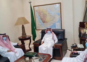 سفير المملكة العربية السعودية لدى السودان يلتقي الملحق الثقافي الجديد بسفارة المملكة