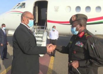 ابراهيم جابر يتوجه الى افريقيا الوسطى للمشاركة بحفل تنصيب الرئيس فوستان