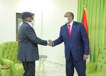 البرهان يستقبل الحلو في جوبا