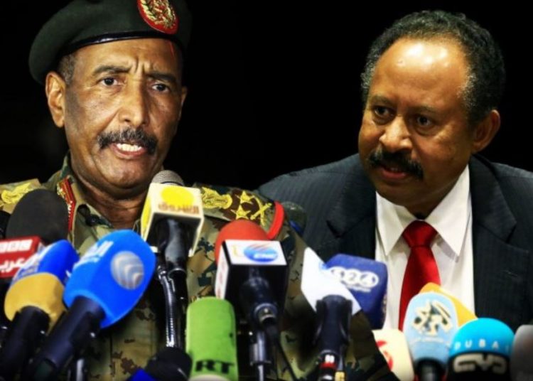 وفد الجامعة العربية يلتقي حمدوك والبرهان