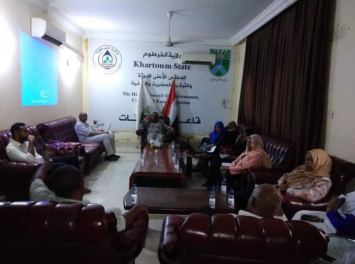 ترتيبات لمجلس البيئة ولاية الخرطوم لوضع خطة اسعافية عاجلة لفصل الخريف
