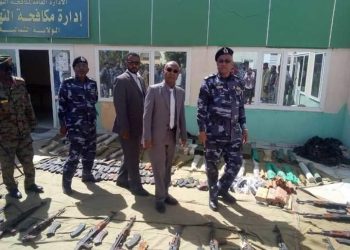 ضبط أسلحة متنوعة بدنقلا قادمة من إحدى دولة الجوار