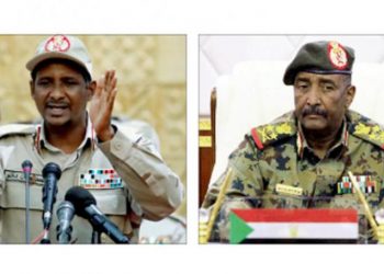 البرهان يستعد لتنحية حميدتي بإجماع الأحزاب السياسية والشعب السوداني