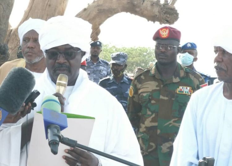 والي غرب دارفور يعلن عن بشريات لمواطني الجنينة