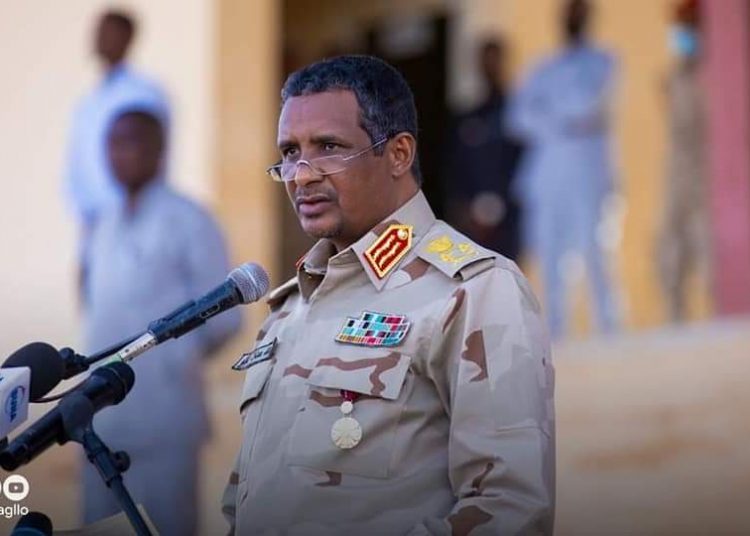 دقلو: “نتألم للظروف القاسية التي يعانيها شعبنا”