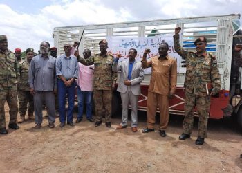 وصول قافلة النيل الابيض الى الفرقة الثانية مشاة بالقضارف