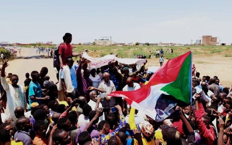 وقفة إحتجاجية لقبيلة الهوسا