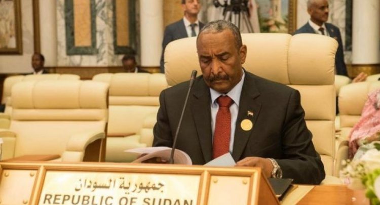 لقاء البرهان مع روبروت فان دن دوول