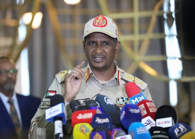 دقلو يعلّق على مبادرة نداء أهل السودان