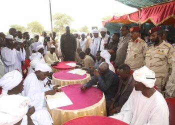 توقيع وثيقة وقف العدائيات بين أطراف النزاع بسرف عمرة