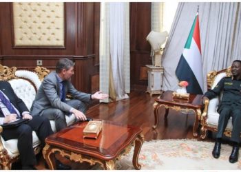 الاجتماع بين اعضاء المجلس السيادي و المبعوث البريطاني الخاص للسودان