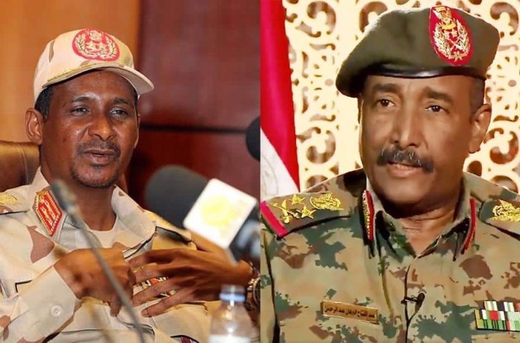 اجتماع جديد بين البرهان و حميدتي حول الازمة السياسية