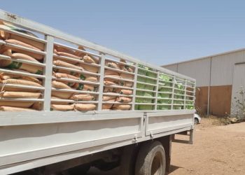 قافلة مساعدات غذائية لغرب دارفور