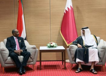 رئيس مجلس السيادة يلتقي أمير دولة قطر