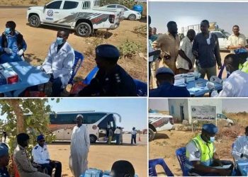 حملة مفاجئة لفحص الكحول والمخدرات في طرق المرور السريع شمال كردفان