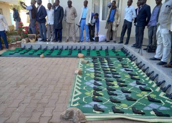 جهاز المخابرات العامة بشمال كردفان يضبط عدد كبير من الطبنجة