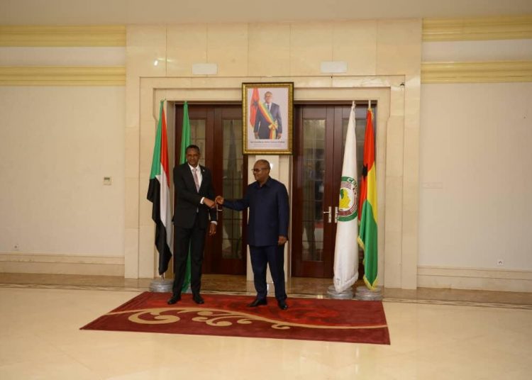 مباحثات بين رئيس غينيا بيساو و محمد حمدان دقلو