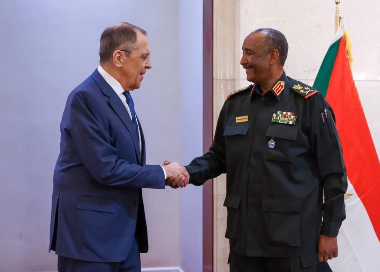ختام زيارة وزير الخارجية الروسي الى السودان